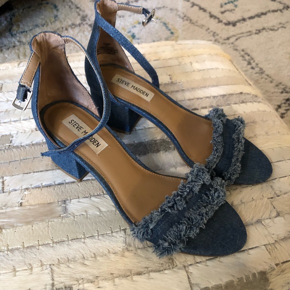 steve madden denim sandals